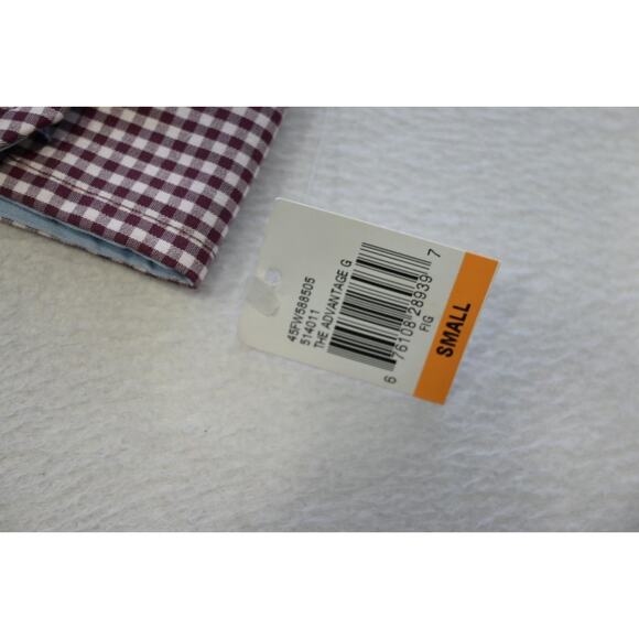 Izod Plaid Dress Shirt Long Sleeve Casual Button Up Front Pocket Mens Small NWT - Picture 6 of 12